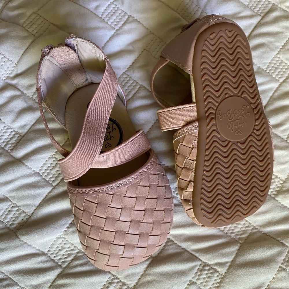 Little love bug blush sandals size 6